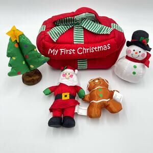 2001 Vintage My First Christmas by Best Rank Toy Factory Nylon Set Holiday Gift